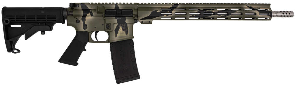 Rifles Long Guns Great Lakes Firearms ZPAP M85 223Rem GLFA AR-15 223WYL 16 SS PURSUIT GRN CAMO 30RD • Model: ZPAP M85